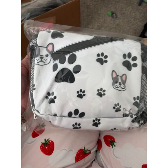 unknown Other - NEW one shoulder sling backpack frenchie